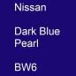 Preview: Nissan, Dark Blue Pearl, BW6.